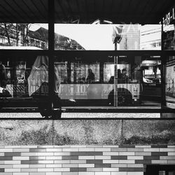 Railroad station platform