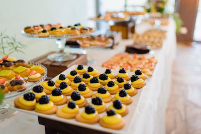 Close-up of cupcakes