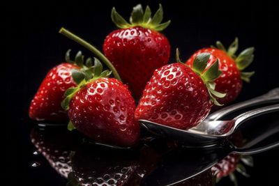 Close-up of strawberries