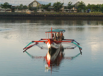 Boat in lake