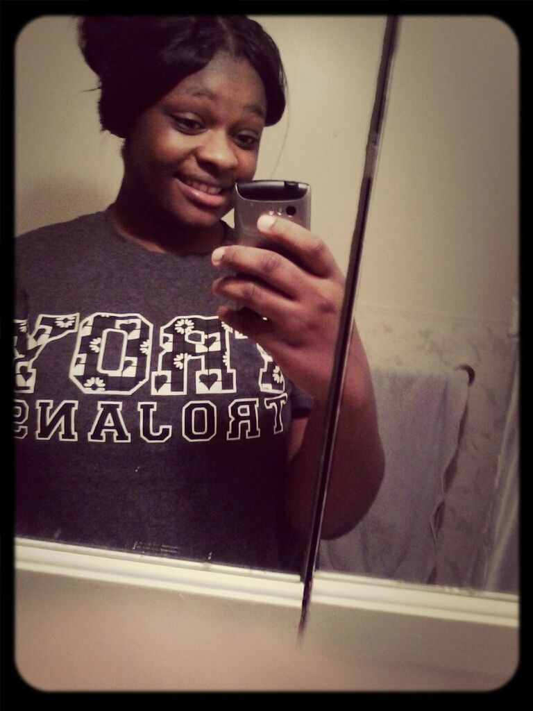 Got on the shirt Bae brought me :)