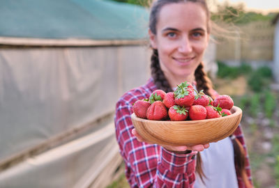 Close-up of strawberries