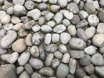 Full frame shot of stones