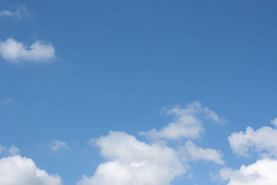 Low angle view of clouds in sky