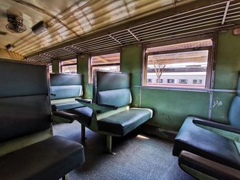 Interior of train