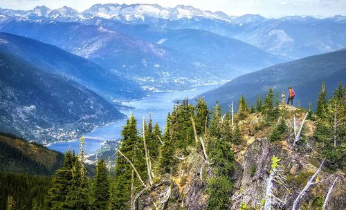 Scenic view of mountains