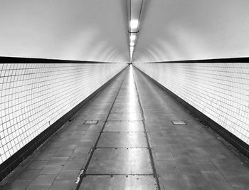 View of empty corridor