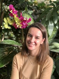 Portrait of a smiling young woman