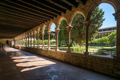 Corridor of building