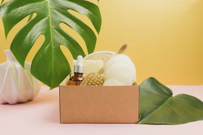 Natural bath accessories, set of natural bath accessories, eco-friendly products. high quality photo