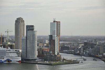 Modern cityscape against sky