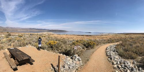 Panoramic view of landscape against sky