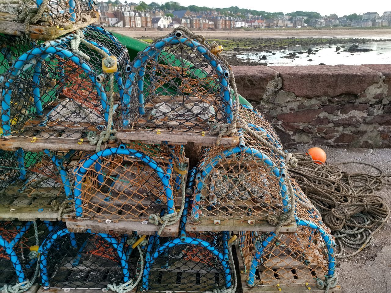 STACK OF FISHING NET