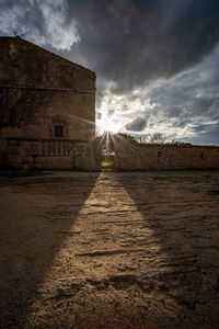 View of old building against sky