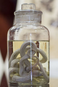 Close-up of jar