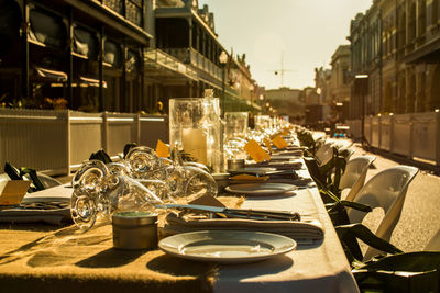 View of food on table in restaurant