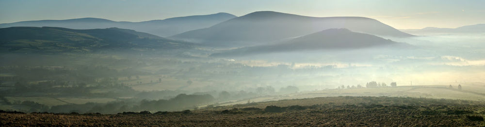 Panoramic view of landscape against sky