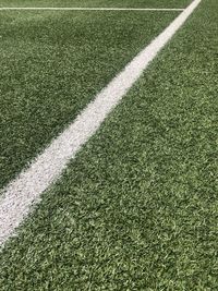 Full frame shot of soccer field