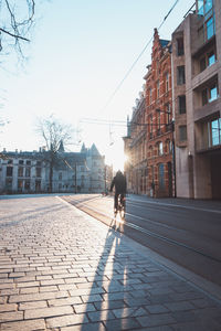 People walking on street