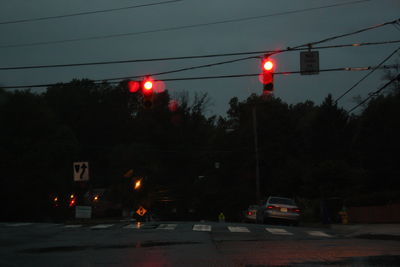 Road at night