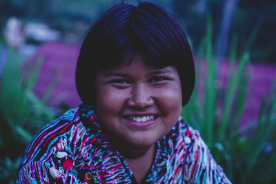 Portrait of smiling boy