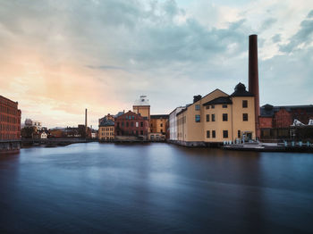 Buildings at waterfront