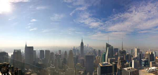 View of cityscape against sky
