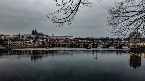 River with buildings in background