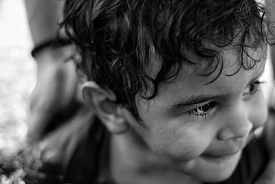 Close-up of boy