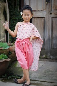 Portrait of a smiling girl