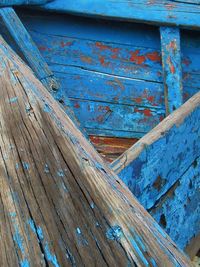 Close-up of wooden door