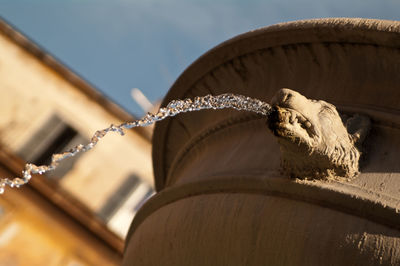 Low angle view of statue