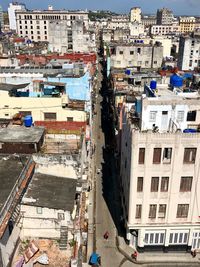 High angle view of cityscape