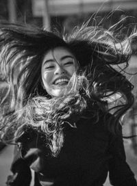 Portrait of a smiling young woman