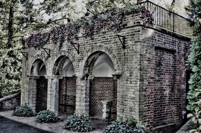 Low angle view of old building