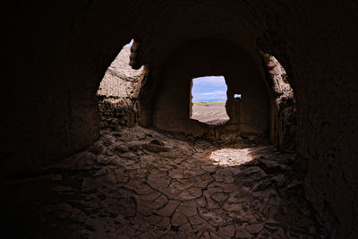 Abandoned building interior