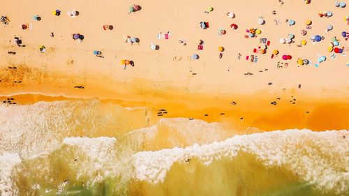 Aerial view of beach