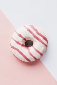 Close-up of cupcakes on table against white background