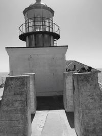 Low angle view of water tower against sky