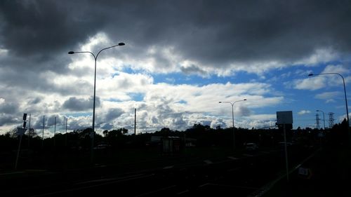 View of cloudy sky