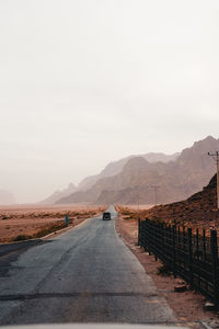 Scenic view of landscape against clear sky