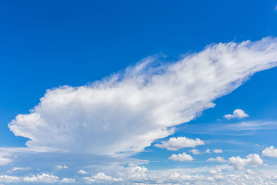 Low angle view of clouds in sky