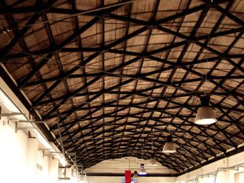 Low angle view of ceiling