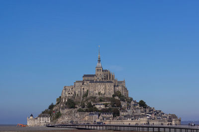 Historic building against blue sky