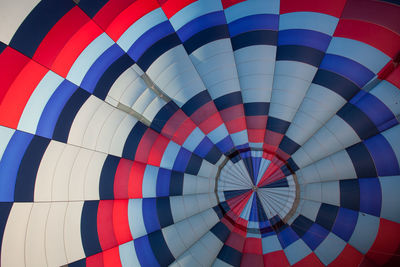 Close-up of hot air balloon