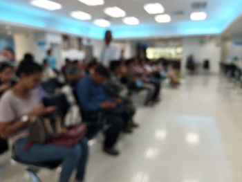 Group of people at airport