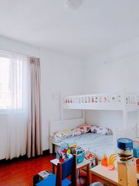 Empty chairs and table at home