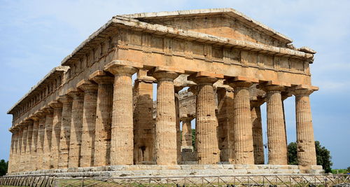 Temple of neptune-paestum, an ancient city of magna graecia called by the greeks poseidonia