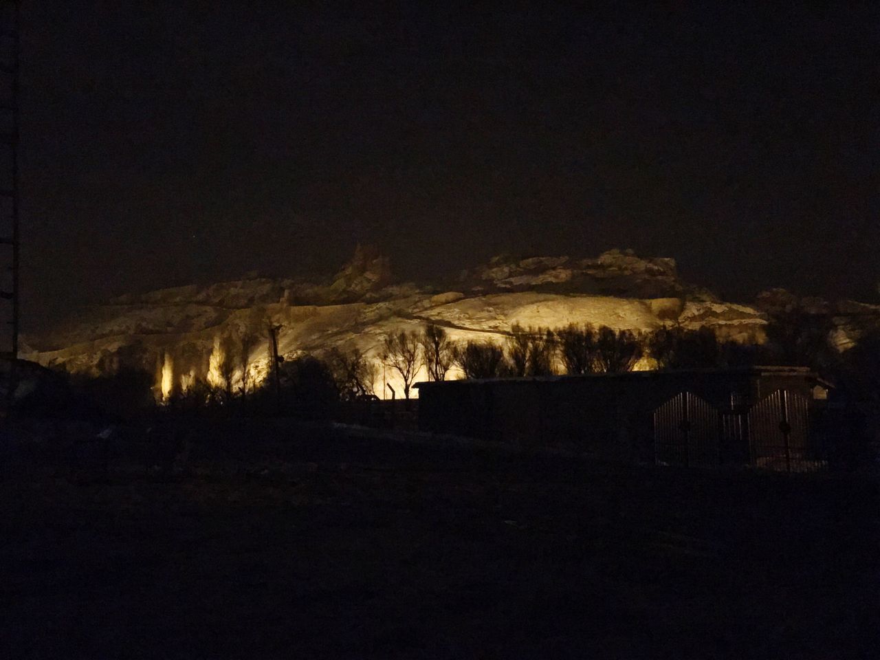 illuminated, night, no people, tree, nature, sky, scenics, beauty in nature, outdoors