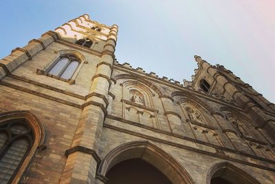 Low angle view of church